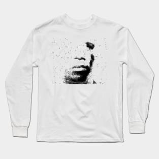 Face In Black Long Sleeve T-Shirt